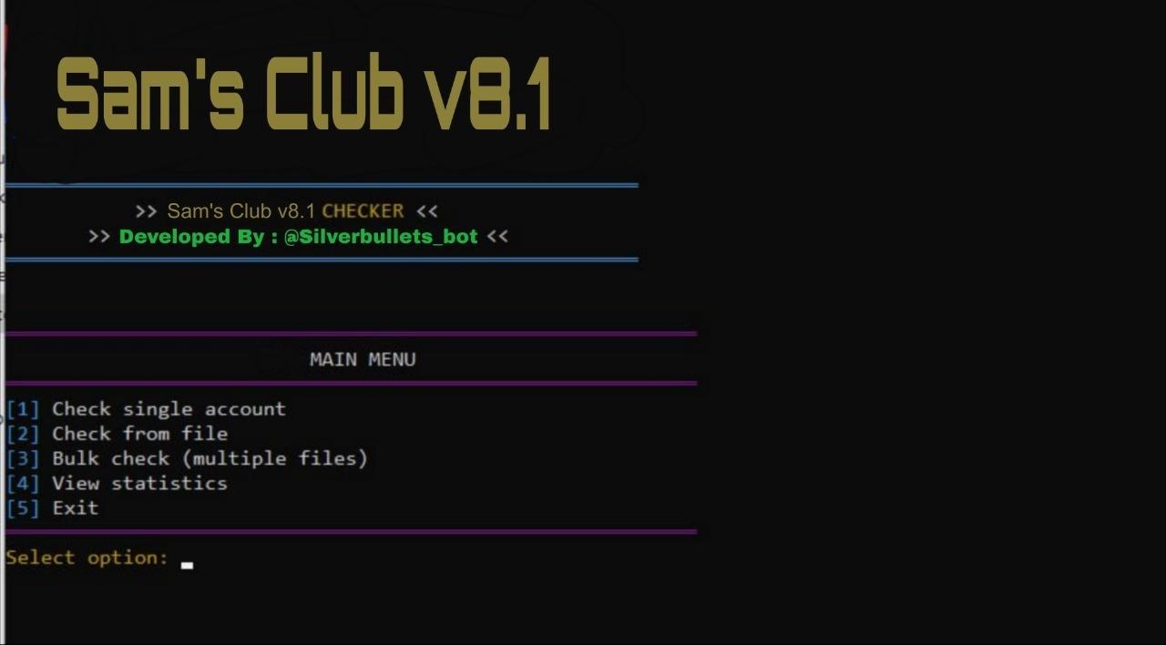 Sam's Club v8.1 Checker